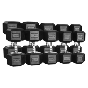 Hex Dumbbell Pairs 4-15kg with Stand (13-Piece Set) - Without Dumbbell Stand