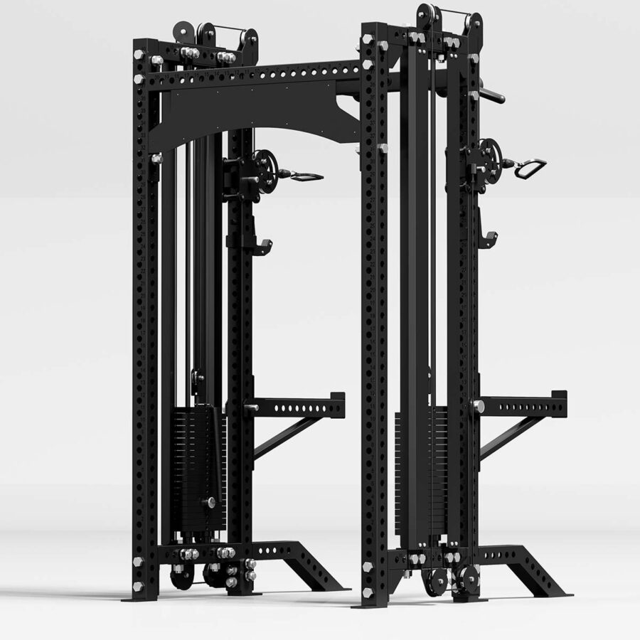 Multi-Gym with Cable Machine, Cable Crossover, Pull-Up Bar