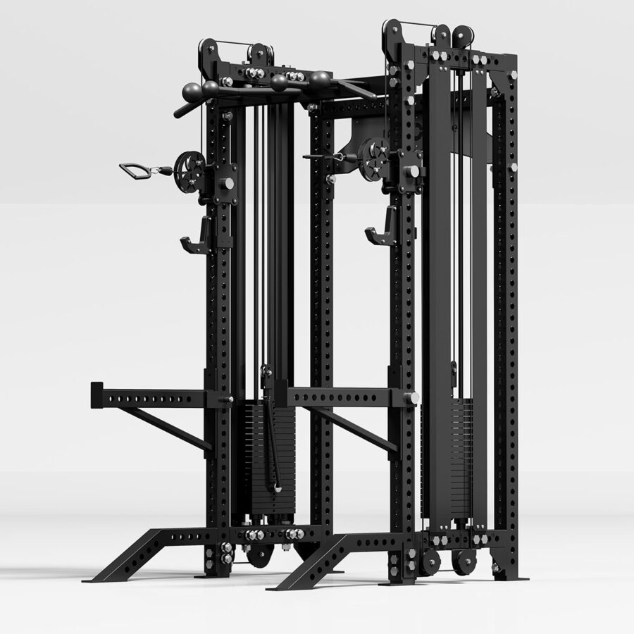 Multi-Gym with Cable Machine, Cable Crossover, Pull-Up Bar