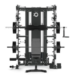 Multi-Gym with Weight Bench, Weight Plates & Cable Machine