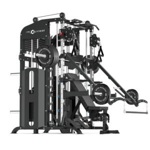 Multi-Gym with Weight Bench, Weight Plates & Cable Machine