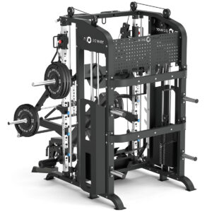Multi-Gym with Weight Bench, Weight Plates & Cable Machine