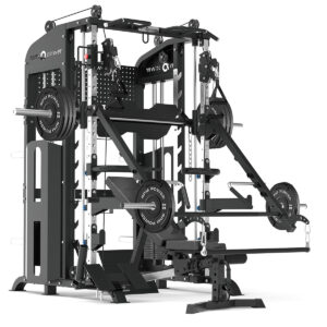 Multi-Gym with Weight Bench, Weight Plates & Cable Machine