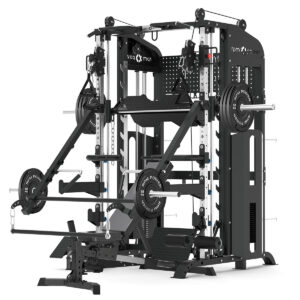 Multi-Gym with Weight Bench, Weight Plates & Cable Machine