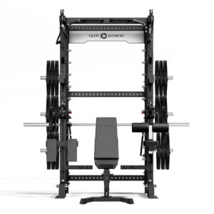 Multi-Gym with Weight Bench, Weight Plates & Cable Machine