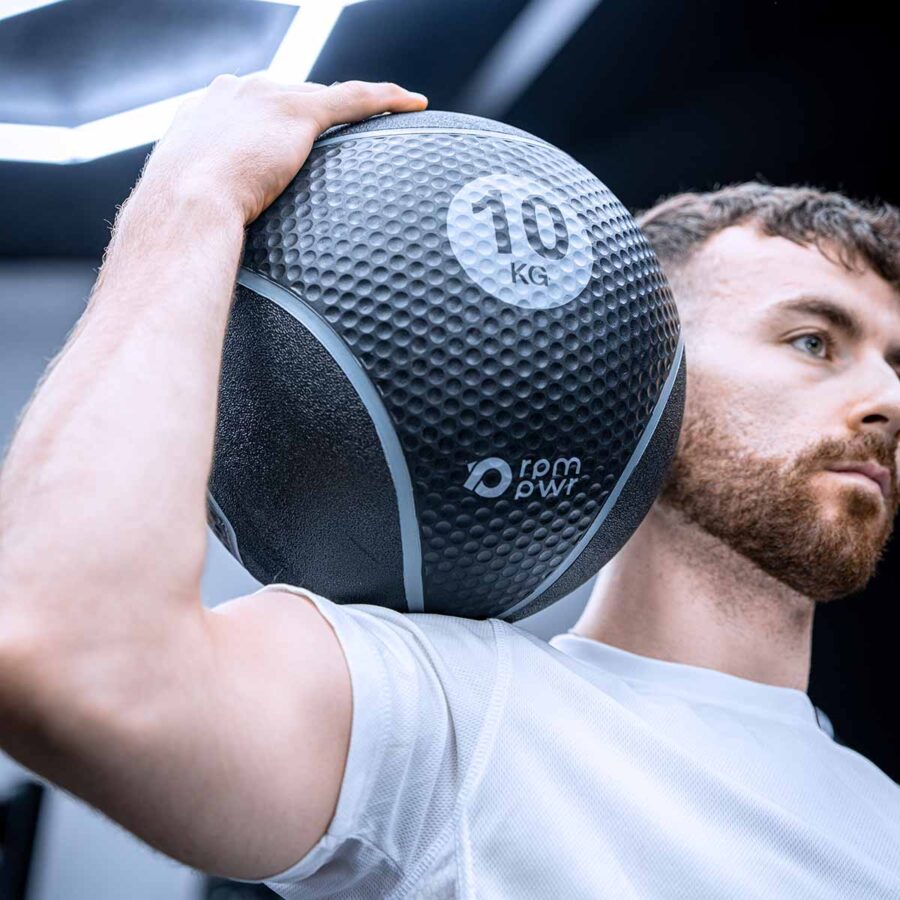 Man with Medicine Ball