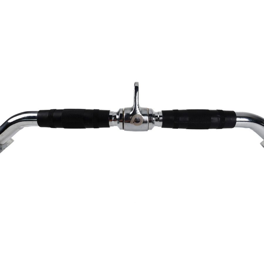 Double Lat Pull Down Bar Attachment with Rubber Grips - Image 5