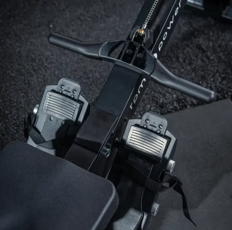 Footplate and handle of the Air Rower Elite