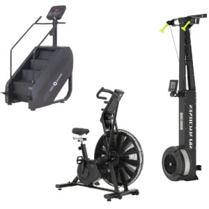 Air Bike Pro, Wall Mounted Air Ski, Stair Climber