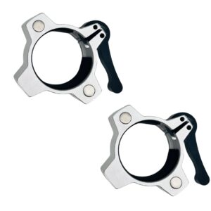 Alminium Barbell Collars Silver