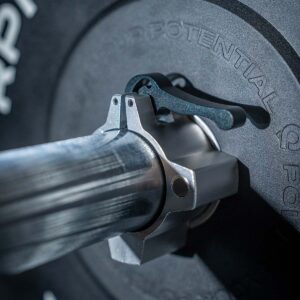 Barbell Collar Clamps with Weight Plate