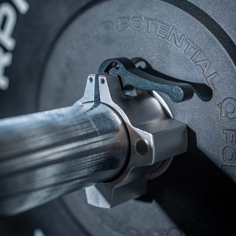Barbell Collar Clamps with Weight Plate