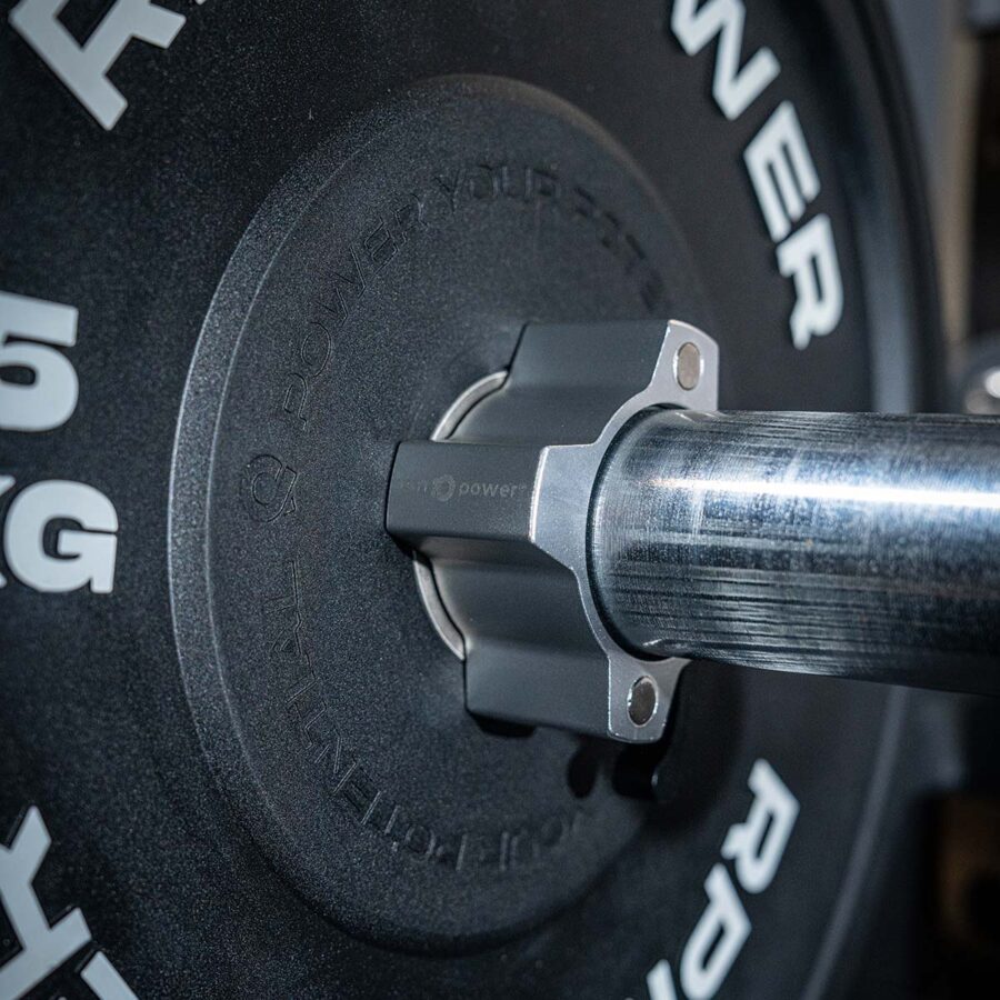 Barbell Collar Clamps with Weight Plate