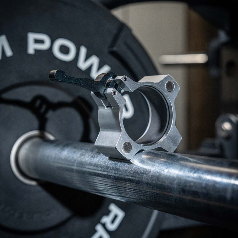 Barbell Collar Clamps with Weight Plate