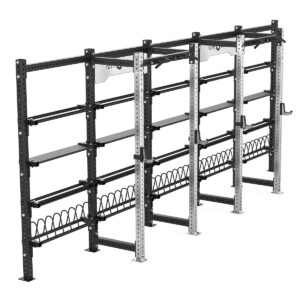 Cable Machine Power rack with Bumper Plate Storage, Pull-Up Bar & Slam Ball Storage