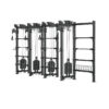 Cable Machine Power rack with Bumper Plate Storage, Pull-Up Bar & Slam Ball Storage