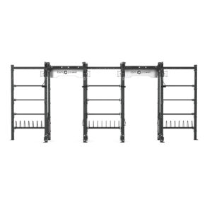 Cable Machine Power rack with Bumper Plate Storage, Pull-Up Bar & Slam Ball Storage