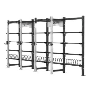 Cable Machine Power rack with Bumper Plate Storage, Pull-Up Bar & Slam Ball Storage