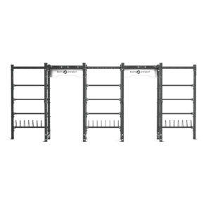 Cable Machine Power rack with Bumper Plate Storage, Pull-Up Bar & Slam Ball Storage