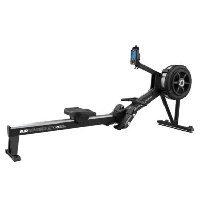 Elite rowing machine against white background