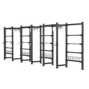 Cable Machine Power rack with Bumper Plate Storage, Pull-Up Bar & Slam Ball Storage