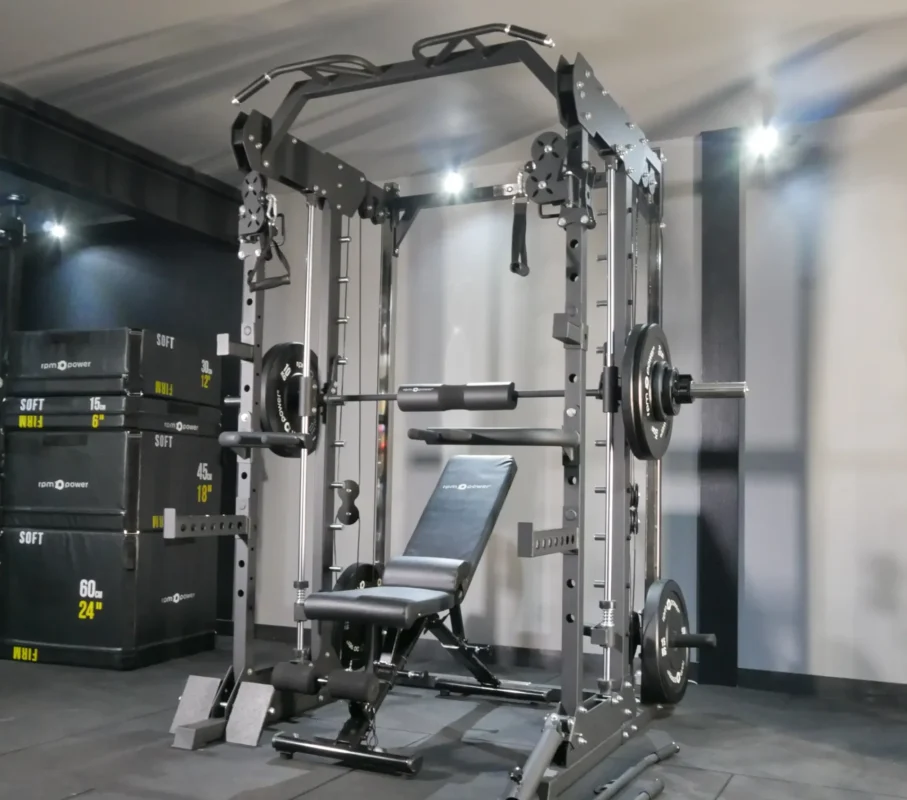 Multi-Gym Crossover with Smith Bar: Assembly & Maintenance