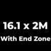 16.1 x 2m (With End Zone)