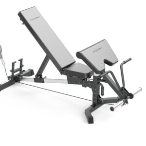 Multi-Functional weight bench with cable machine attachment