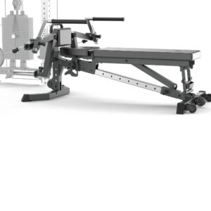 Multi-Functional weight bench with cable machine attachment
