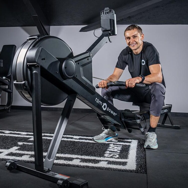 Hyrox athlete Sean Noble using RPM Power Air Rower