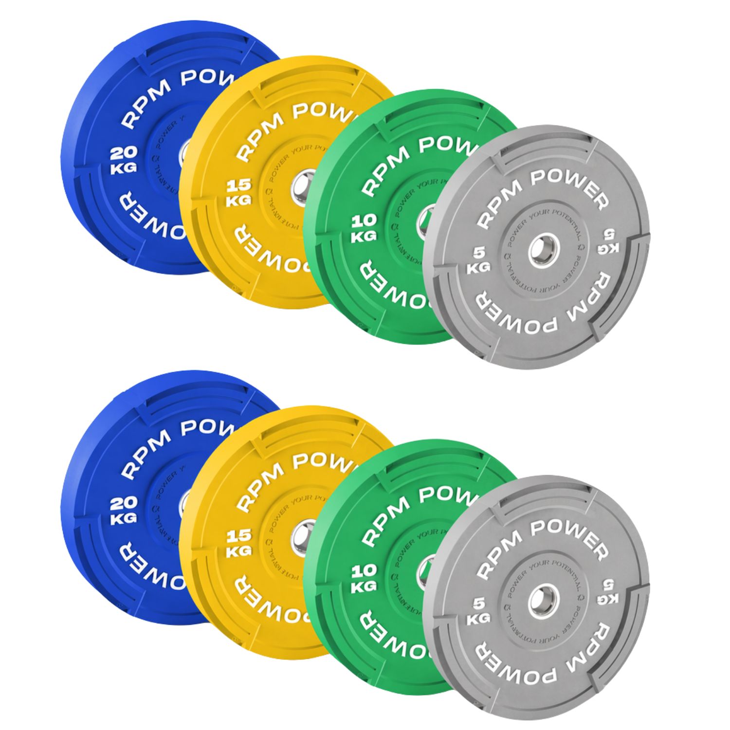 Coloured TRI-GROOVE Weight Plate 25KG