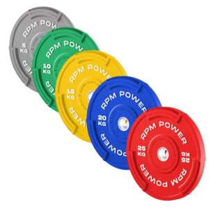 Coloured TRI-GROOVE Weight Plate 25KG