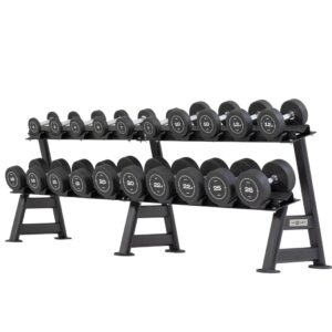 Round Dumbbells with Dumbbell Stand
