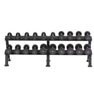 Round Dumbbells with Dumbbell Stand