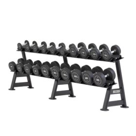 Round Dumbbells with Dumbbell Stand