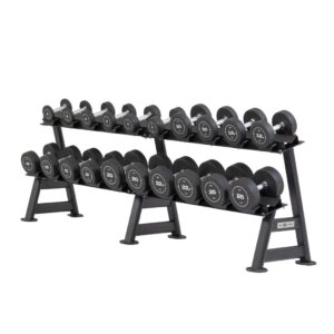 Round Dumbbells with Dumbbell Stand