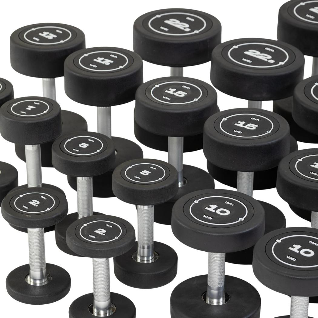 All Round Dumbbells together