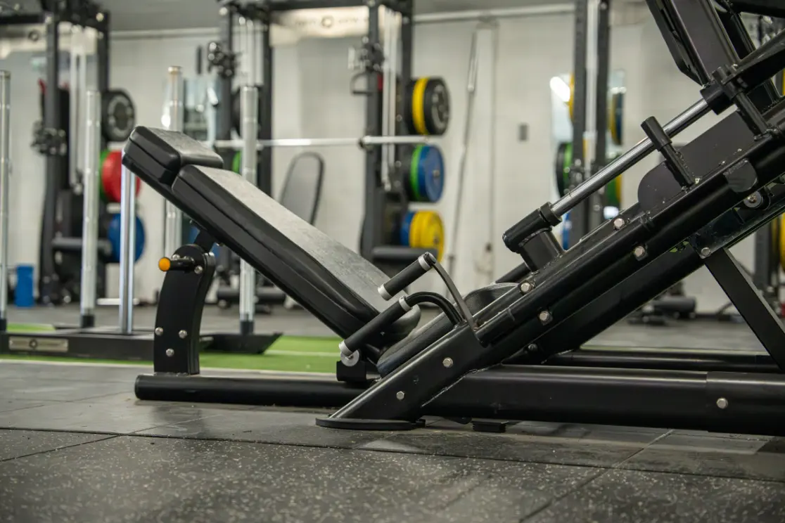St Munchin's College Gym with leg press machine