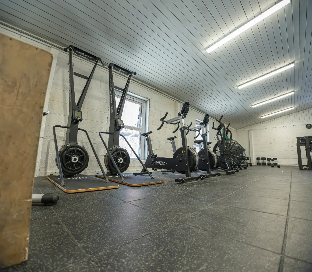 St Munchin's College Gym with air ski and bike ergs