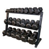 Hex Dumbbell Bundles - 2.5kg - 30kg with Stand