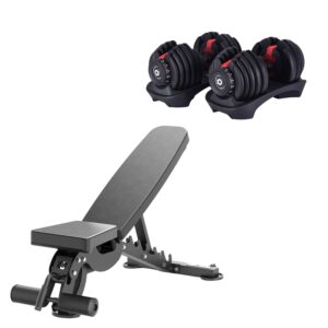 Adjustable Dumbbell & Bench